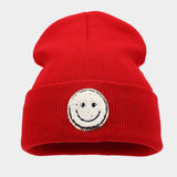 Wool Ha Trendy Brand Knitted Hatsmiley Face_Cwah2081