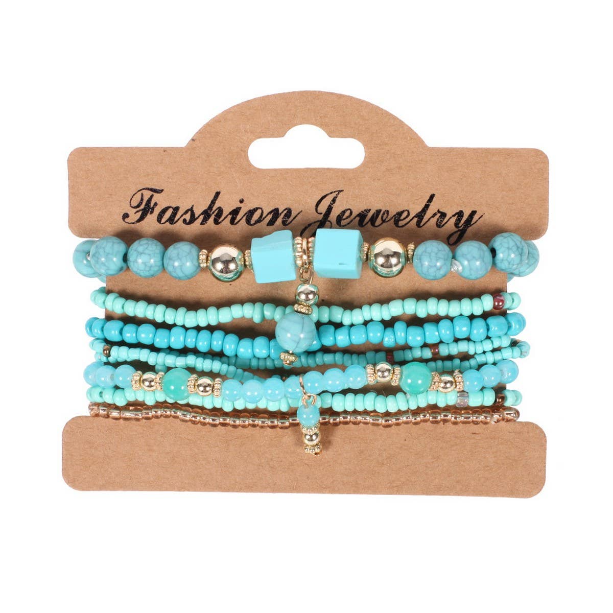 Cwmm10436_Boho Beaded Handmade Bracelet Set 8Pcs Women