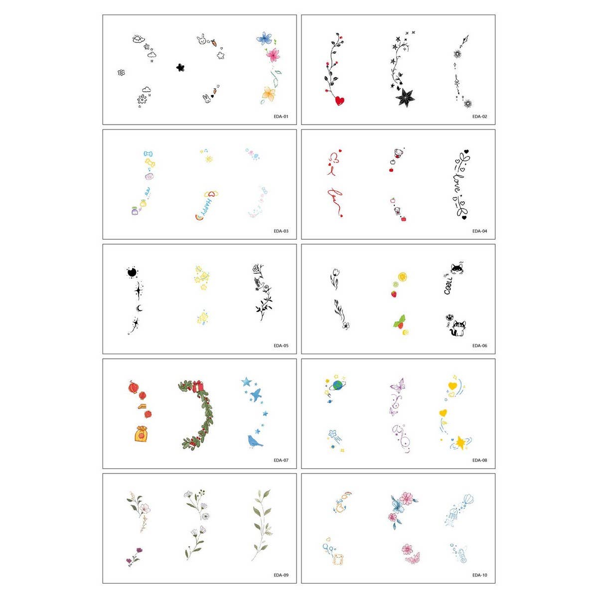 DOPAMINE EAR TATTOO STICKERS HYUNA STYLE FUN_CWMM8232