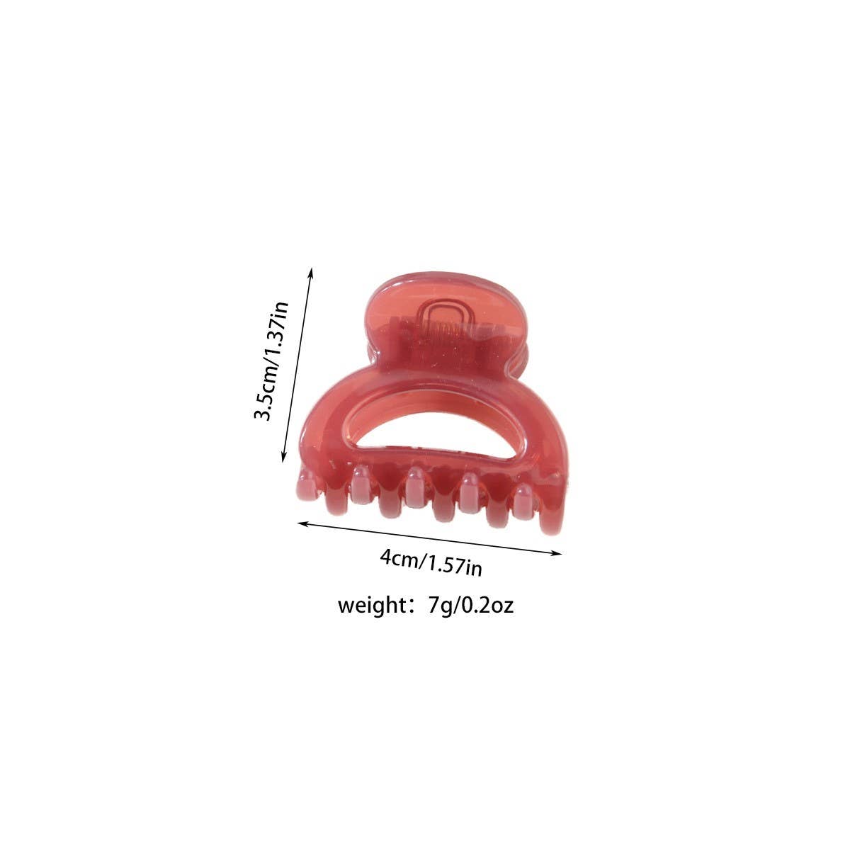 Cwaha07423_Hollow Half Round Hair Claw Clip For Women