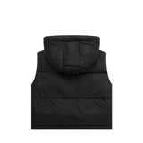 Solid-Color Simple And Casual Hooded Vest Jacket