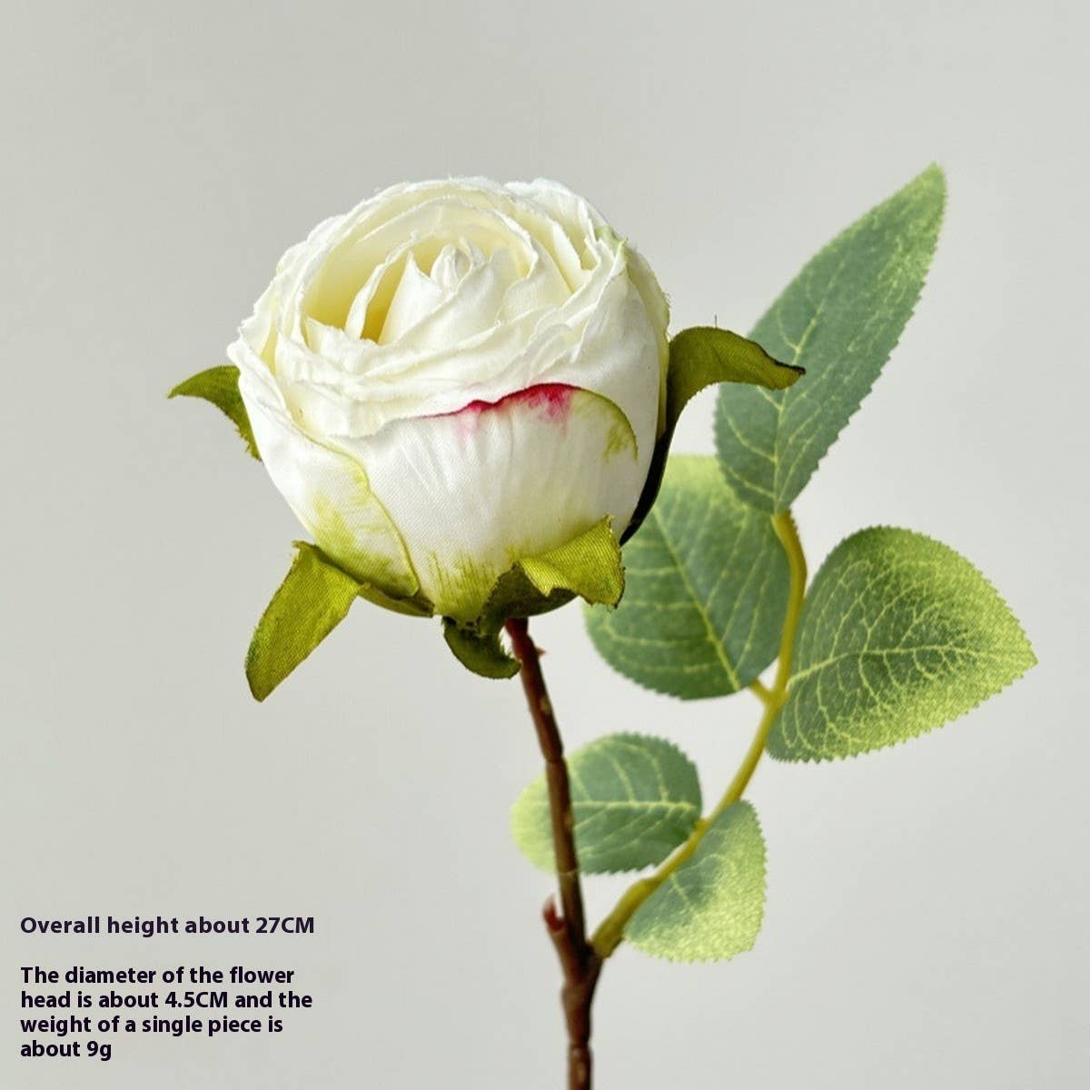 Vintage Single Head Rose Bouquet With Burnt Edges_Cwmm6509