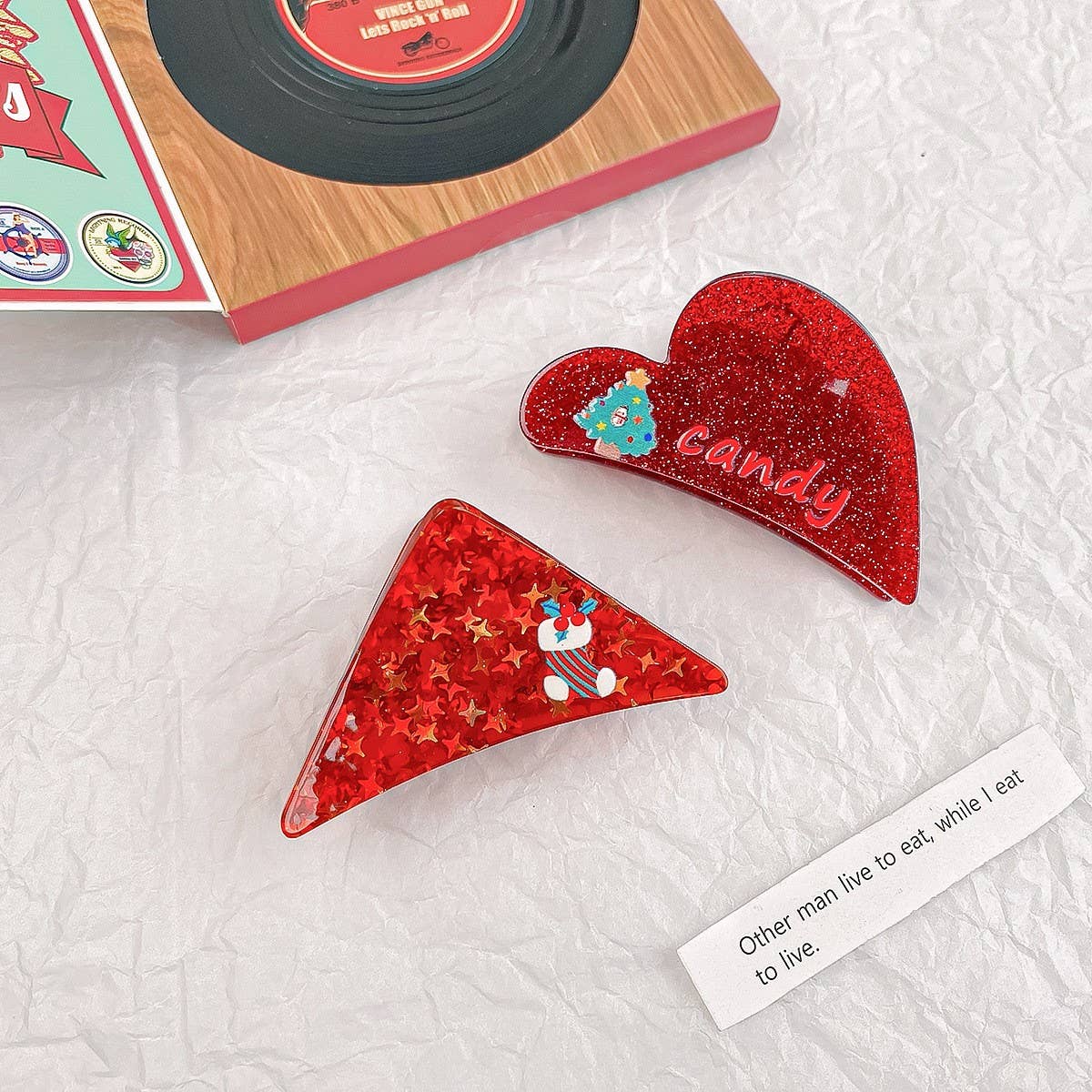 NEW SANTA CLAUS SWEET TEMPERAMENT HAIRPIN_CWAHA1600