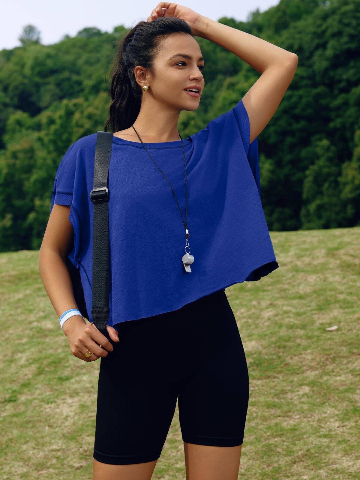 Womens Back Sports Yoga Top