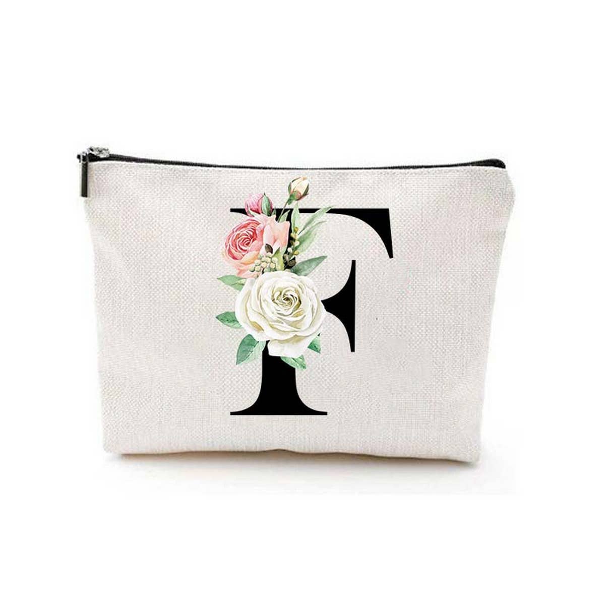 SIMPLE DOUBLE SIDED PRINTED ZIPPER COSMETIC BAG_CWAB2251