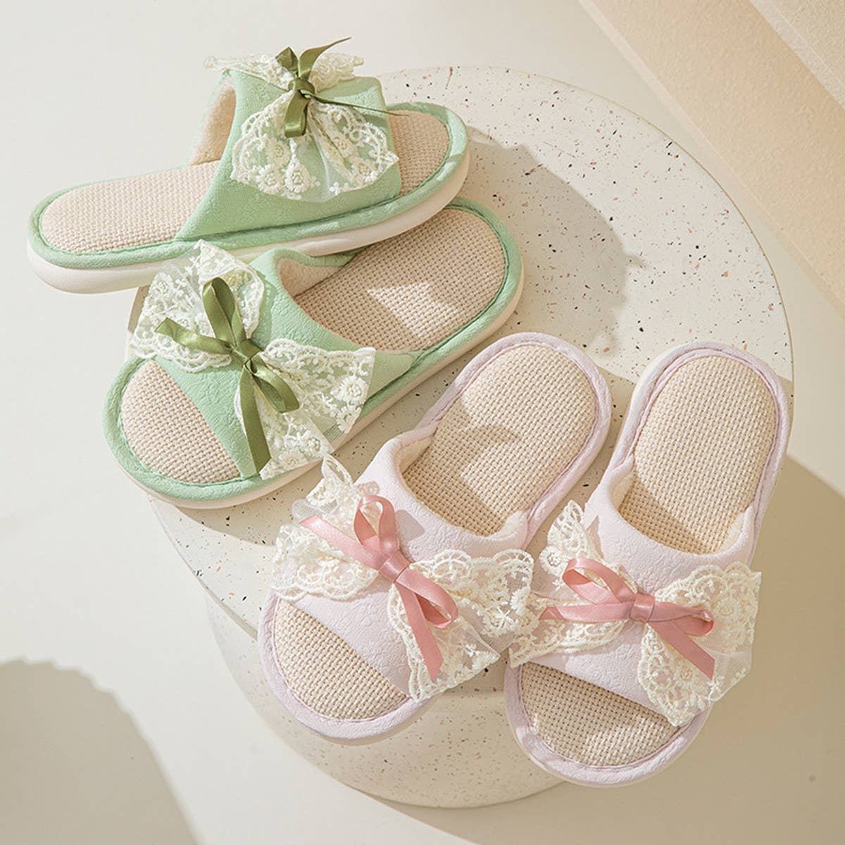2024 NEW LACE BOW LINEN SLIPPERS_CWSHS0845