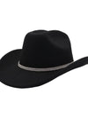 Western Wool Cowboy Fedora Hat For Couples_Cwah04397