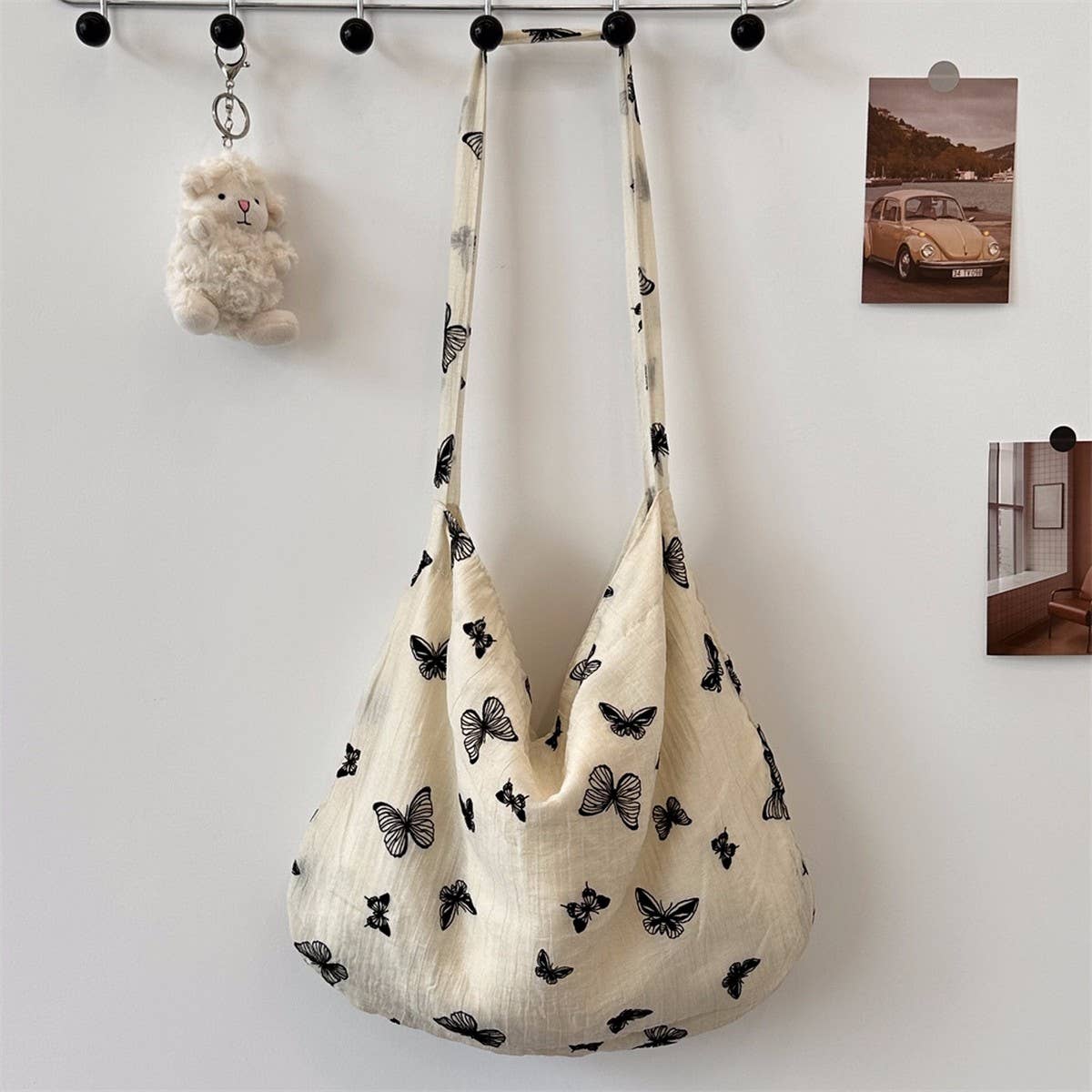Cwab5810_Summer Lace Art Large Capacity Thin Underarm Bag