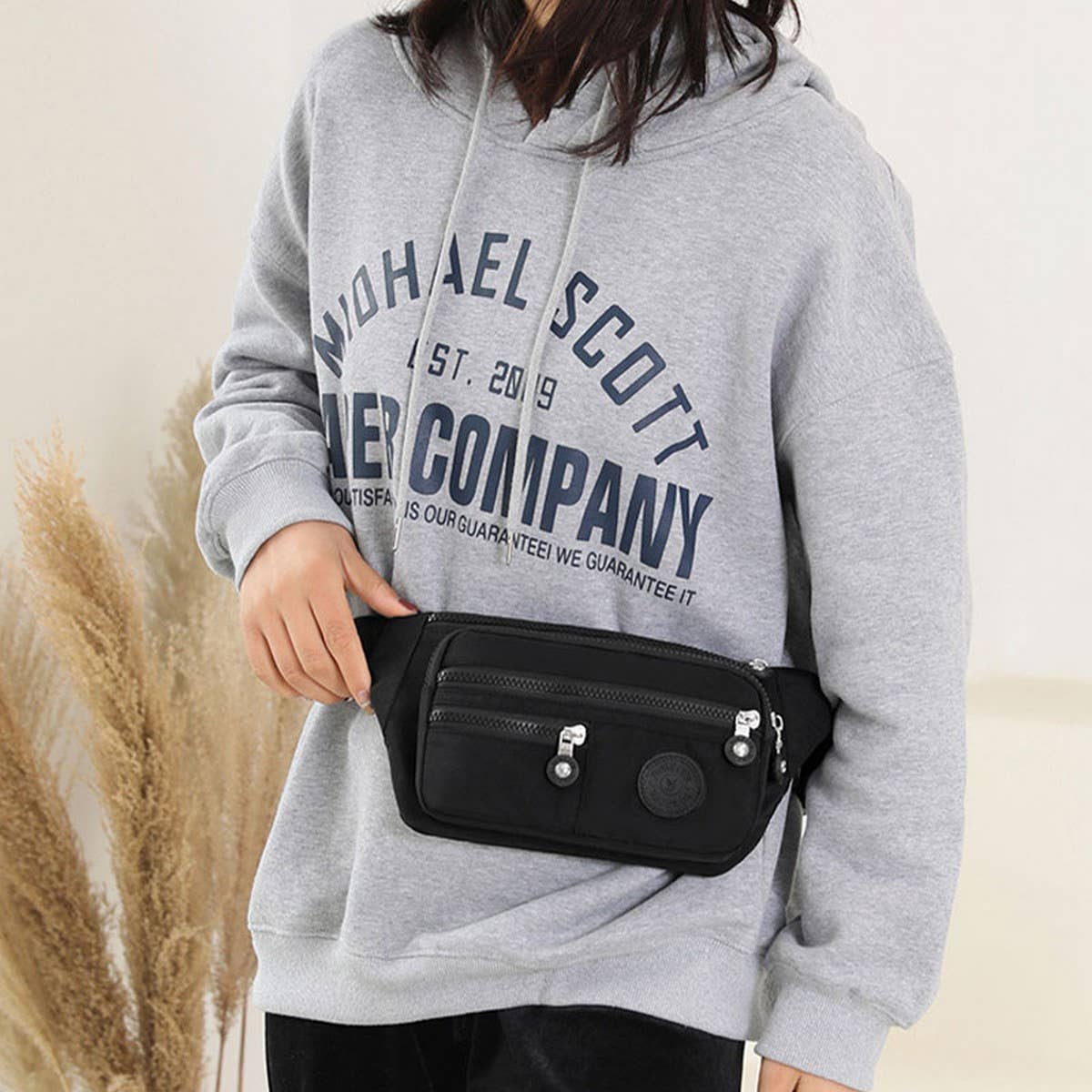 Large Capacity Fashionable Shoulder Messenger Bag_Cwab3517