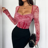 STREET FISHBONE LONG SLEEVED SEXY HOT GIRL JUMPSUIT_CWMM4644