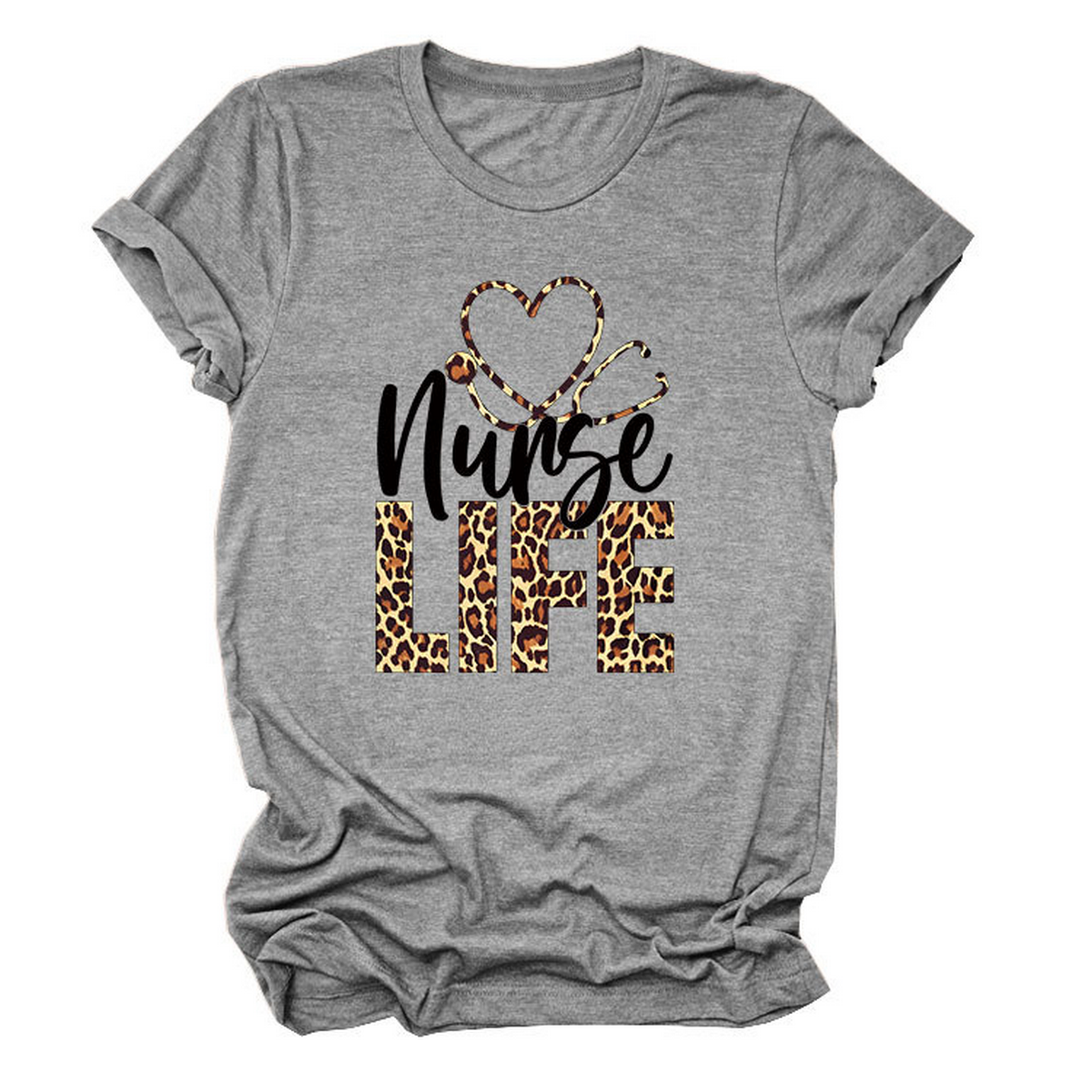 FUNNY NURSE LIFE TEE SOFT CREWNECK T SHIRT_CWTTSL0505