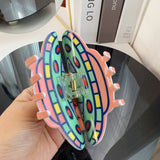 Ufo Alien Hair Claw Cartoon Space Acrylic Clip_Cwaha1495