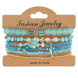 Cwaje05683_Boho Handmade Beaded Bracelet Set 6Pcs Women