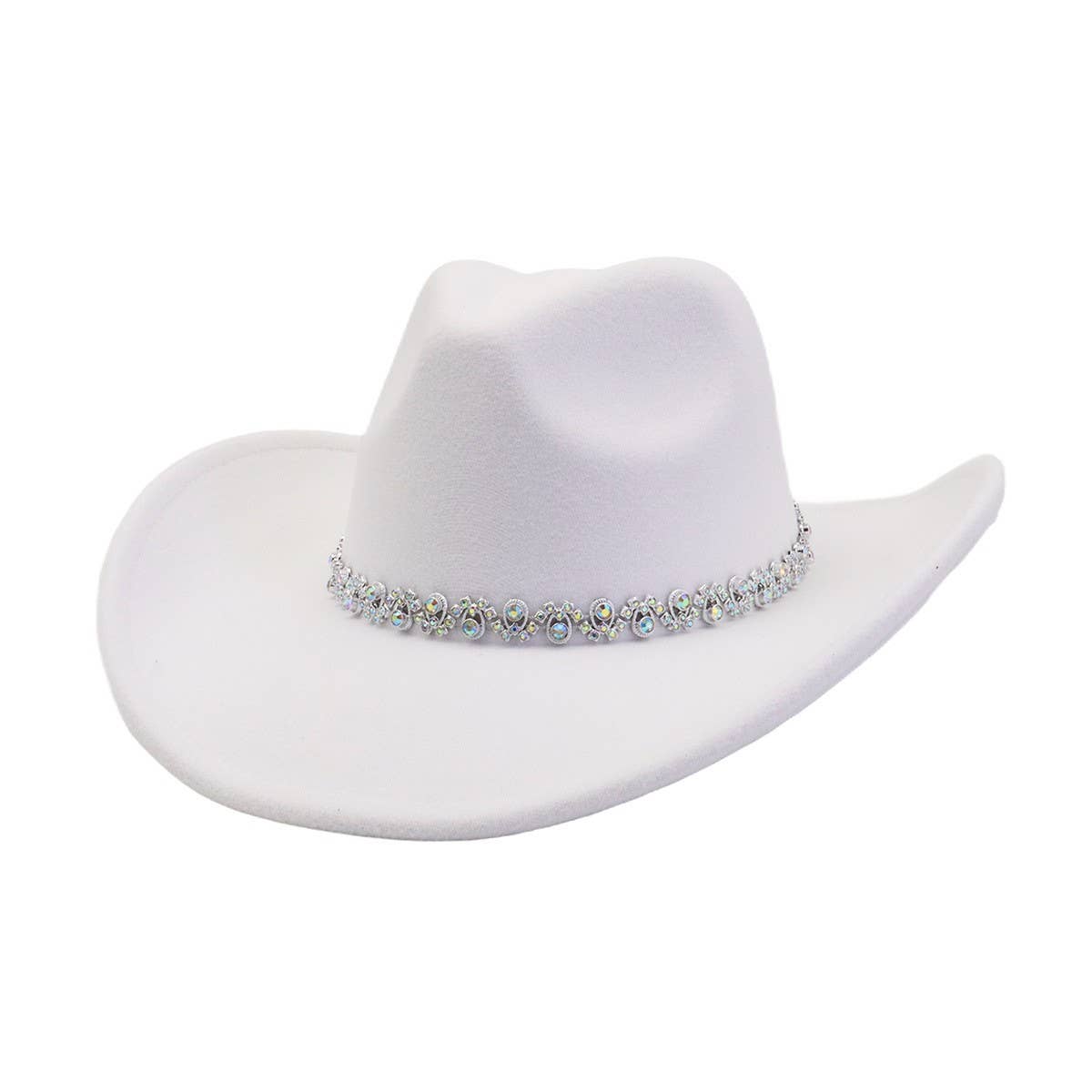 Western Cowboy Fedora Hat Ethnic Design_Cwah04443