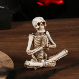 SCARY YOGA SKELETON HALLOWEEN GARDEN DECOR_CWAJE5298