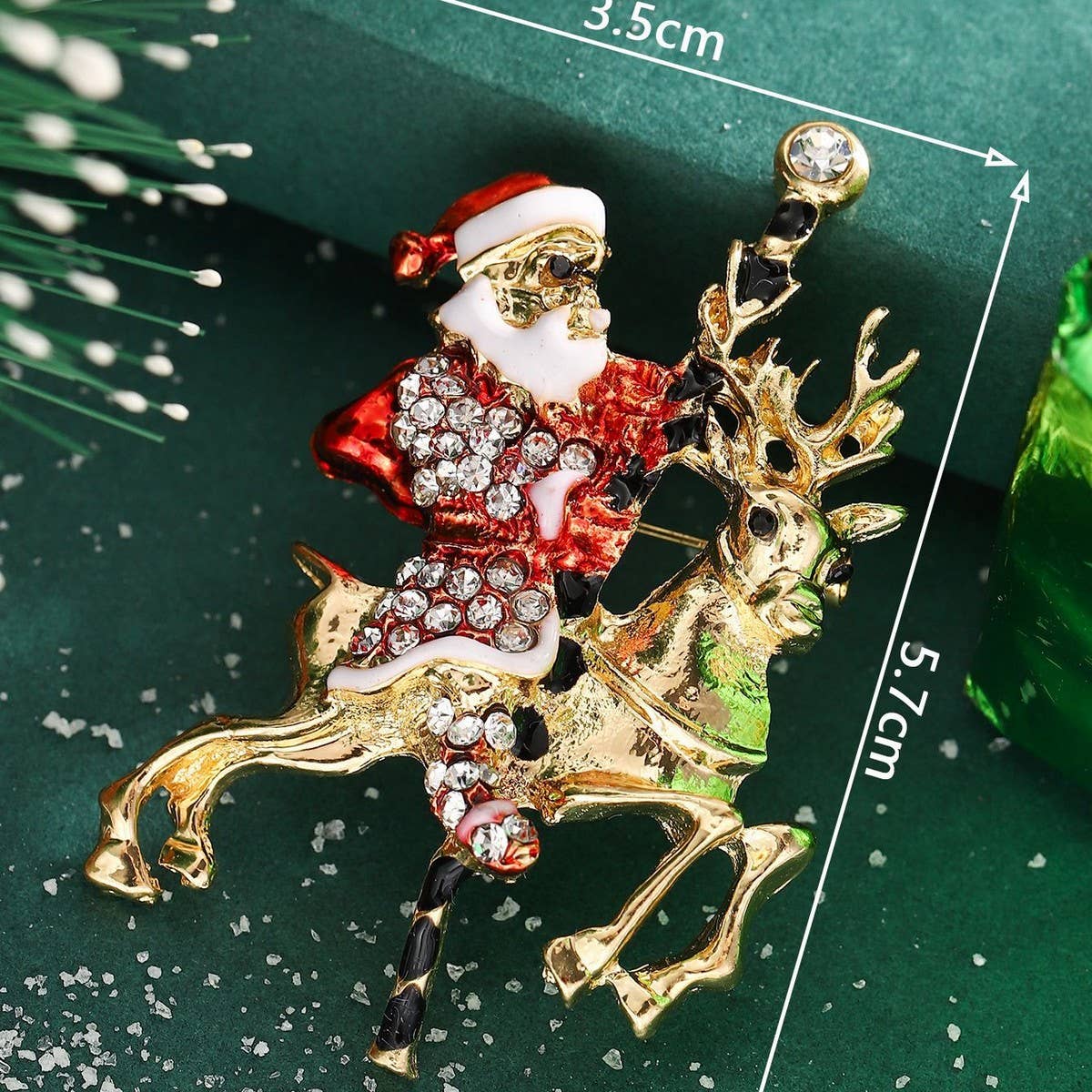 CARTOON BROOCH CREATIVE DESIGN DIAMOND BROOCH_CWMM2617