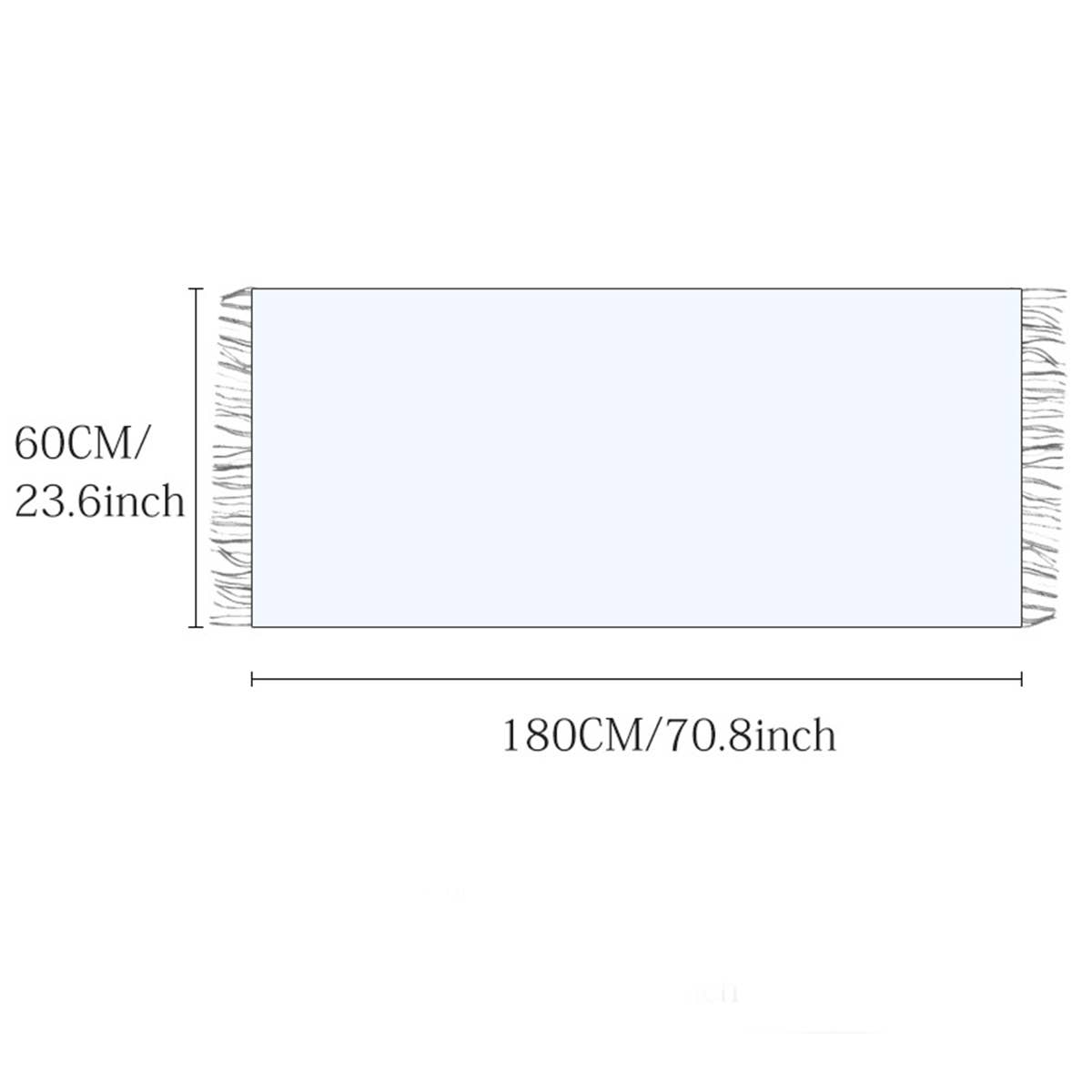 DOUBLE SIDED PLAID SCARF FOR WOMEN WINTER CHIC_CWASC0401