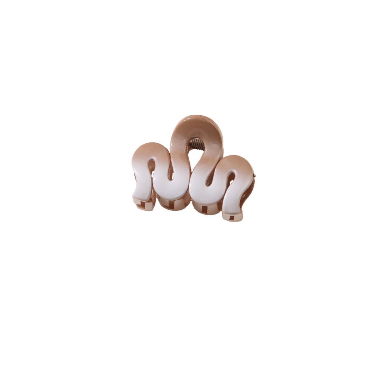 Cwaha07447_Wavy Gradient Hair Claw Clip For Women Updo