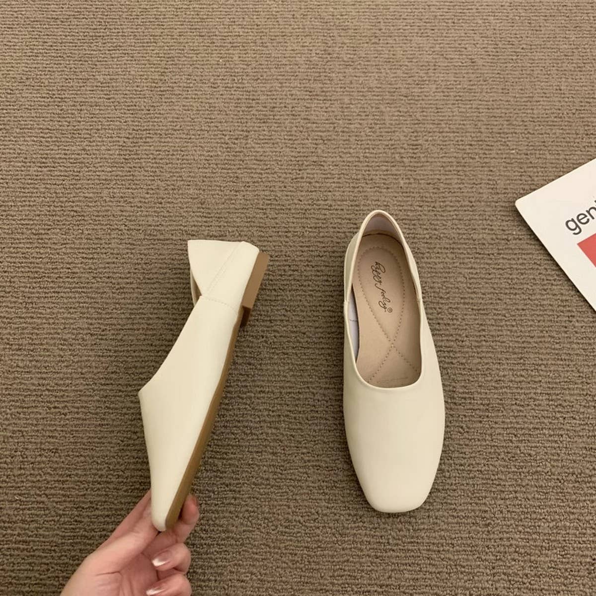 SOFT LEATHER SLIP ON LOAFERS FOR WOMEN_CWSHF0054