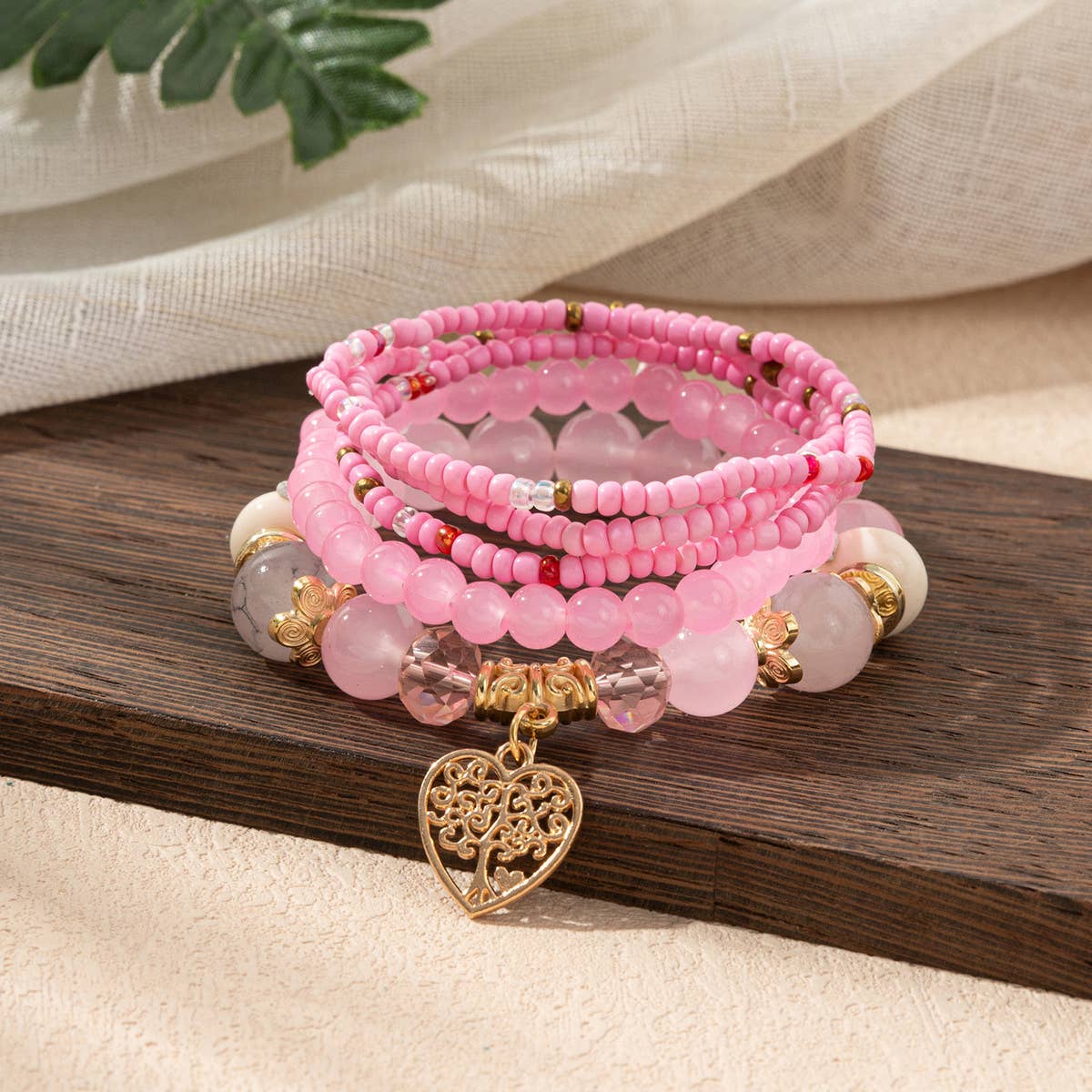 CRYSTAL MULTI LAYER BEADED FASHION BRACELET_CWAHA2474