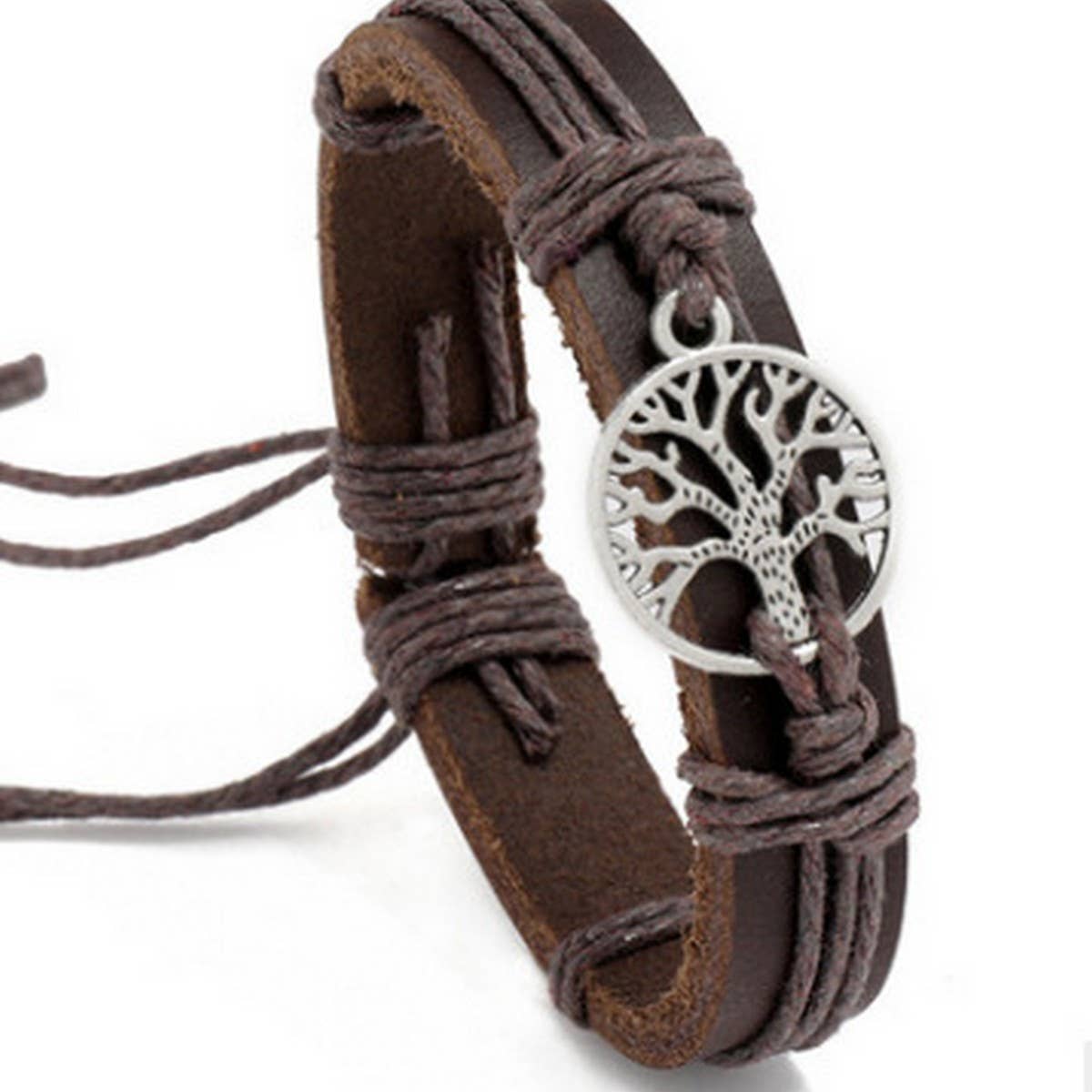 CREATIVE PERSONALITY DRAWABLE LEATHER BRACELET_CWMM4473