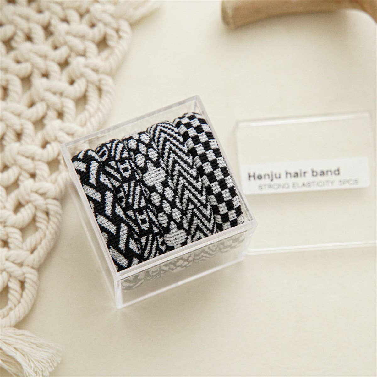 5 PIECE SET OF HIGH ELASTIC HAIR TIES_CWAHA1112