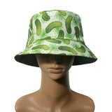NEW CASUAL ALL MATCH CUCUMBER PRINT BUCKET HAT_CWAH1559