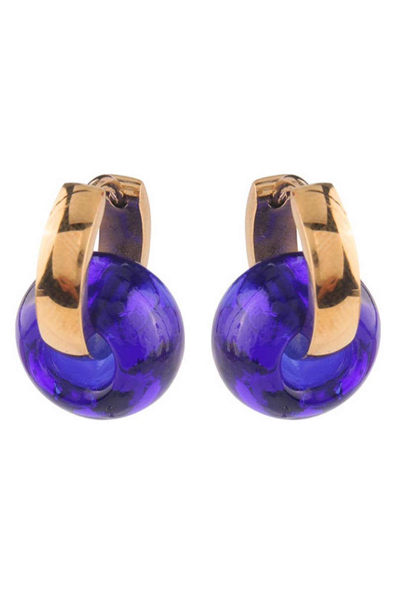 RETRO COLOR HOOP EARRINGS_CWAJE0477