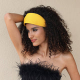 SOLID COLOR FABRIC HEADBAND SIMPLE HAIR ACCESSORY_CWAHA5657