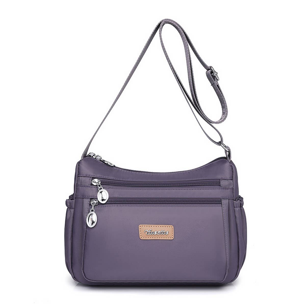 MULTI COMPARTMENT NYLON SHOULDER AND CROSSBODY BAG_CWASC1759
