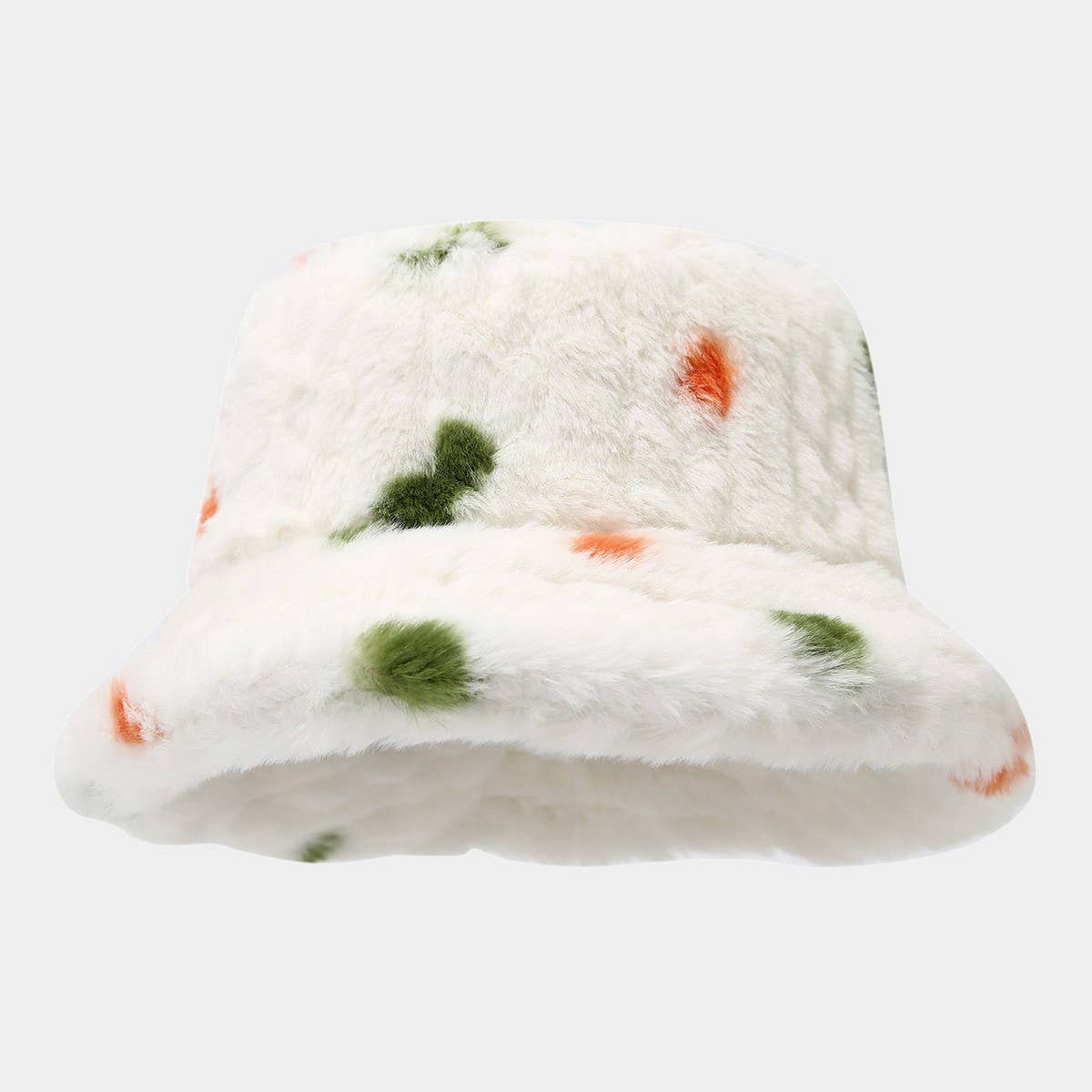 Women¡¯S Fuzzy Plush Bucket Hat Winter Warm_Cwah04785