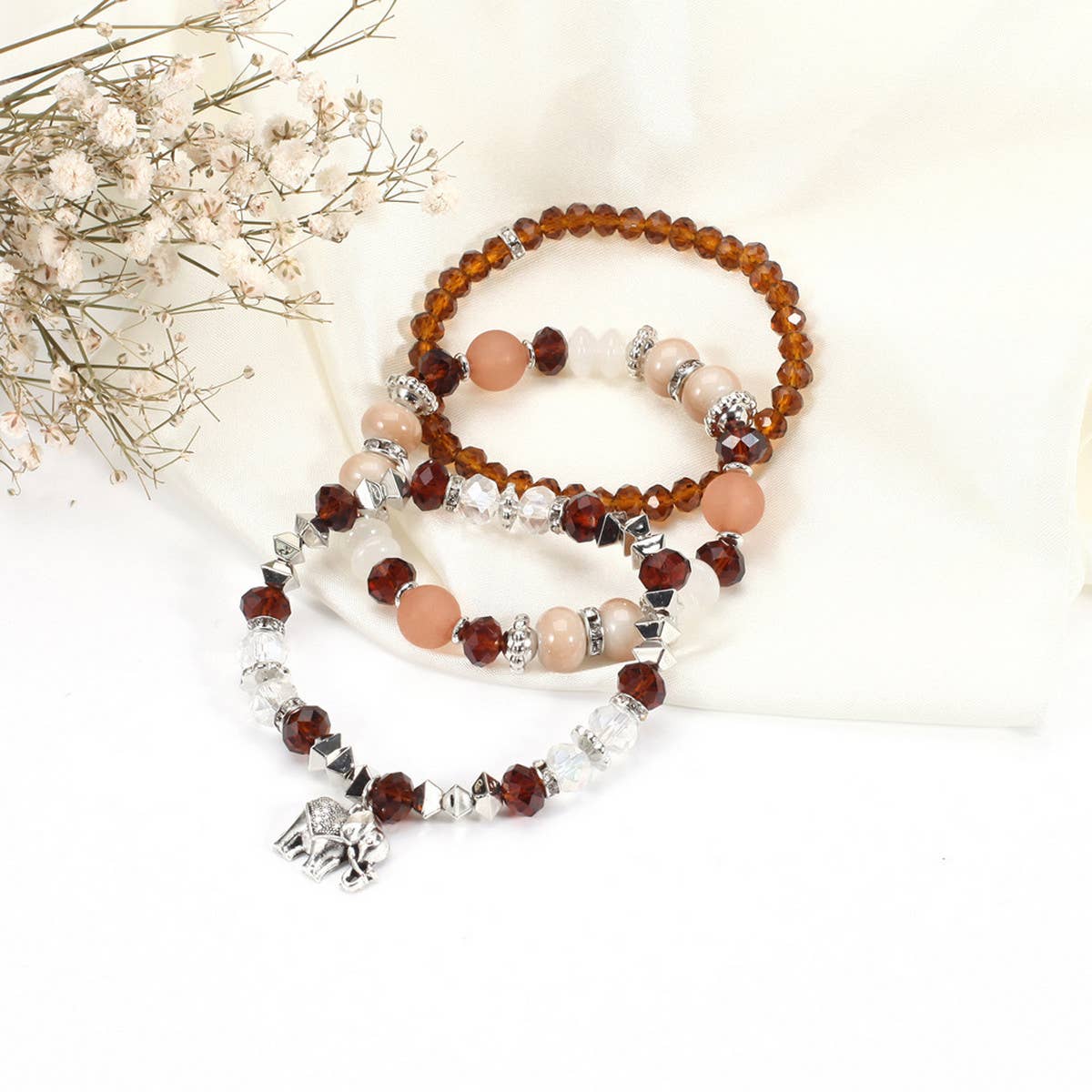 2024 NEW ELEPHANT PENDANT MULTI LAYER BRACELET_CWAJE2226