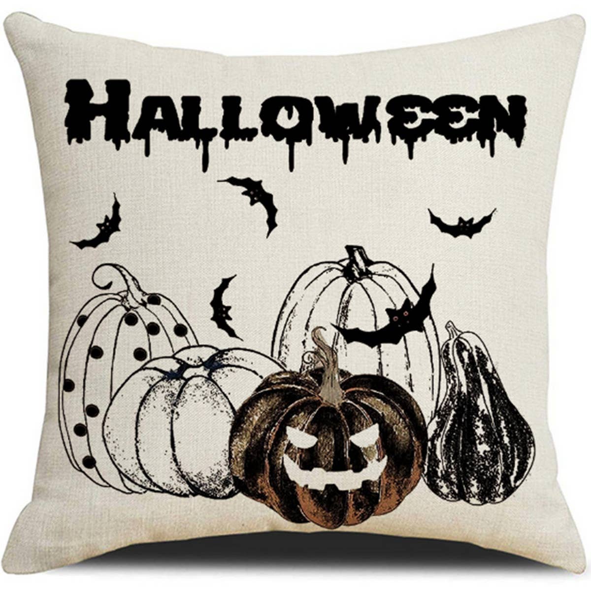 HALLOWEEN CARTOON SPIDER PILLOWCASE_CWMM1336