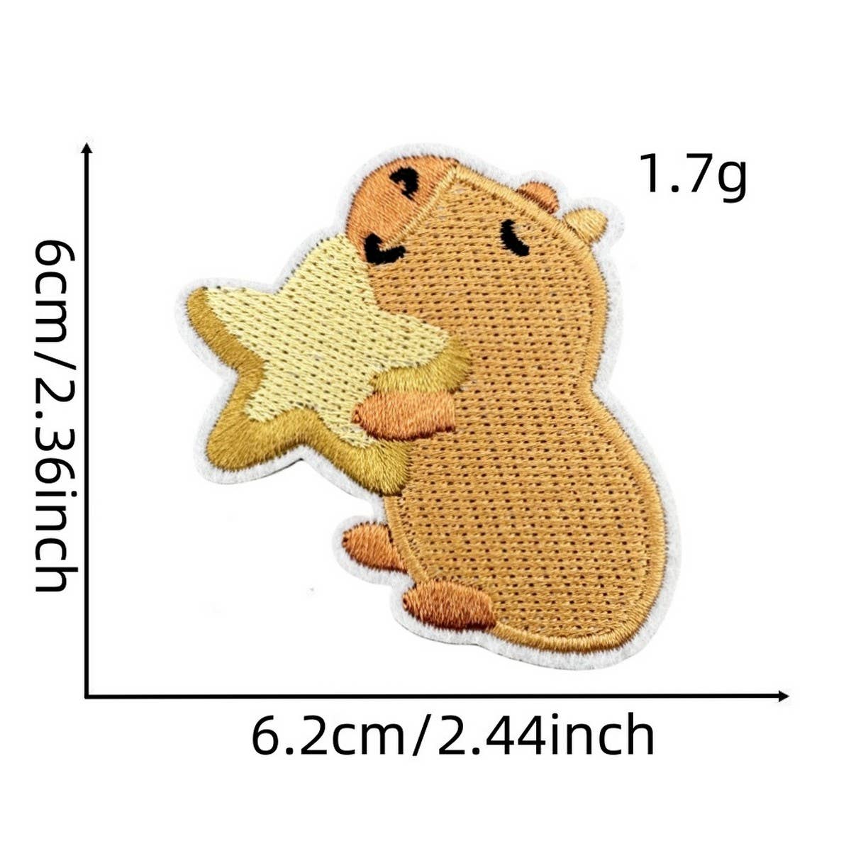 CUTE CARTOON ANIMAL SERIES EMBROIDERED PATCH_CWMM4059