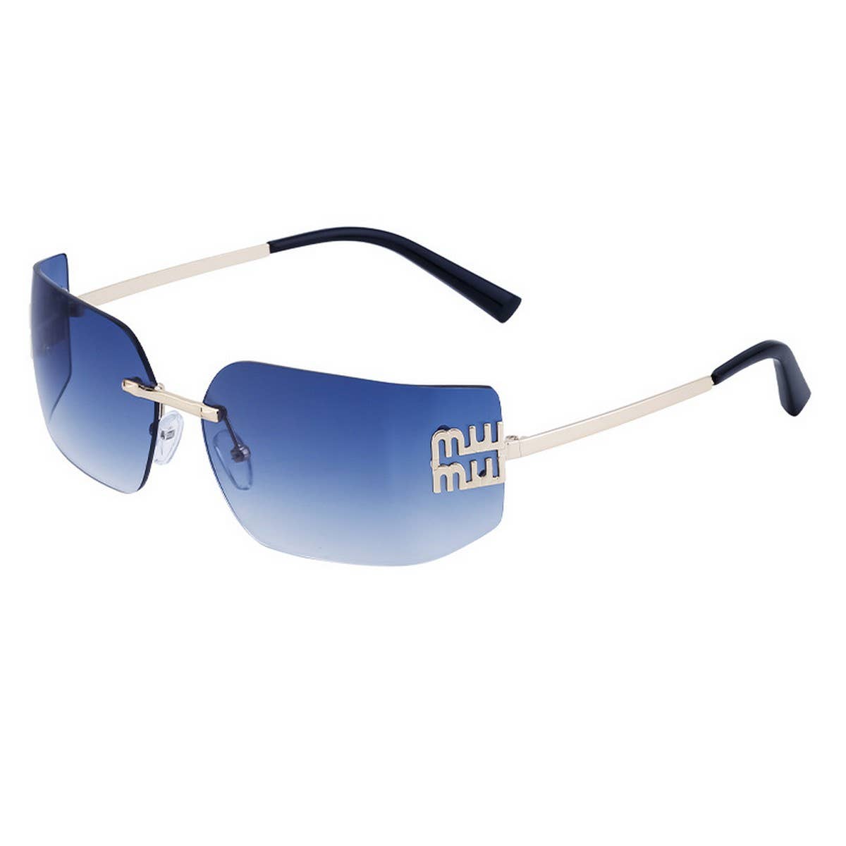 FRAMELESS SUN PROTECTION CURVED SUNGLASSES_CWASG0643