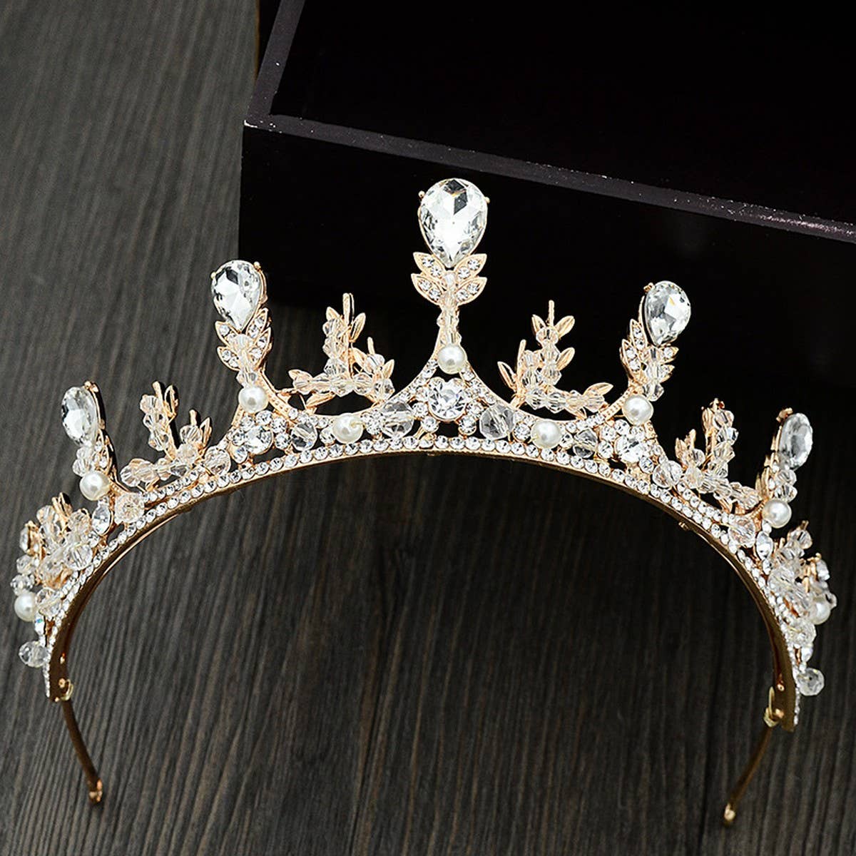 NEW BRIDAL WEDDING CRYSTAL TIARA CROWN_CWMM2026