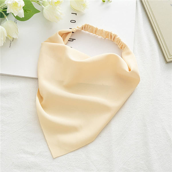 SOLID COLOR TRIANGULAR SCARF HAIR ACCESSORIES_CWAHA4150