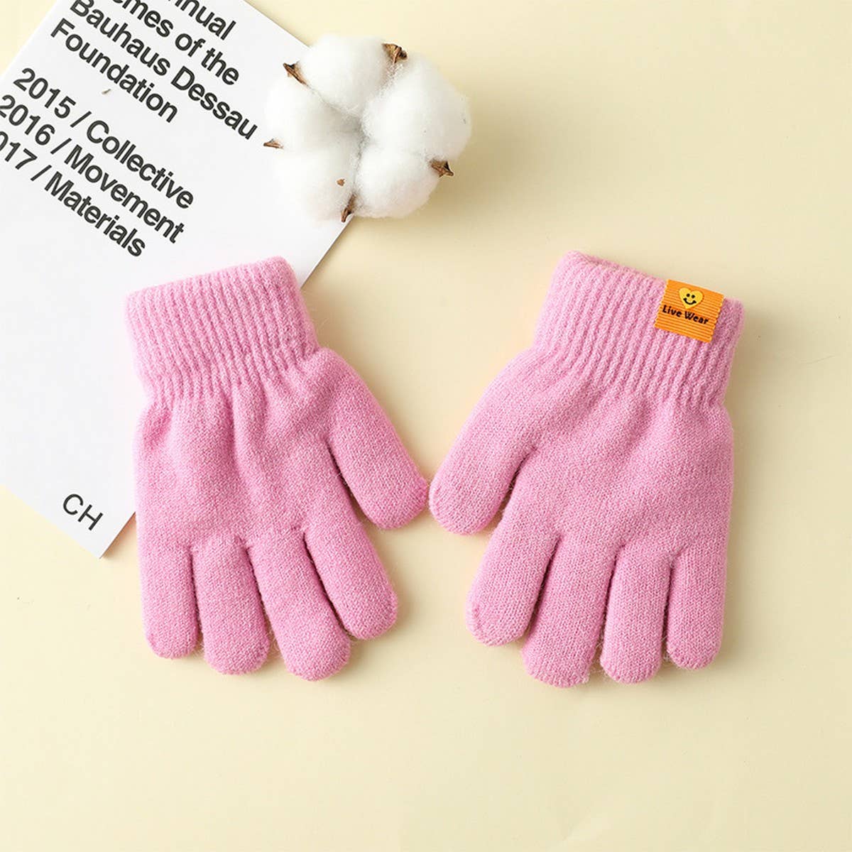 3 6 YEARS OLD CHILDRENS WARM FIVE FINGER GLOVES_CWMM1497