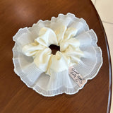 DOUBLE LAYER WIDE PLEATS COLORA HAIRSCRUNCHIES_CWAHA2810