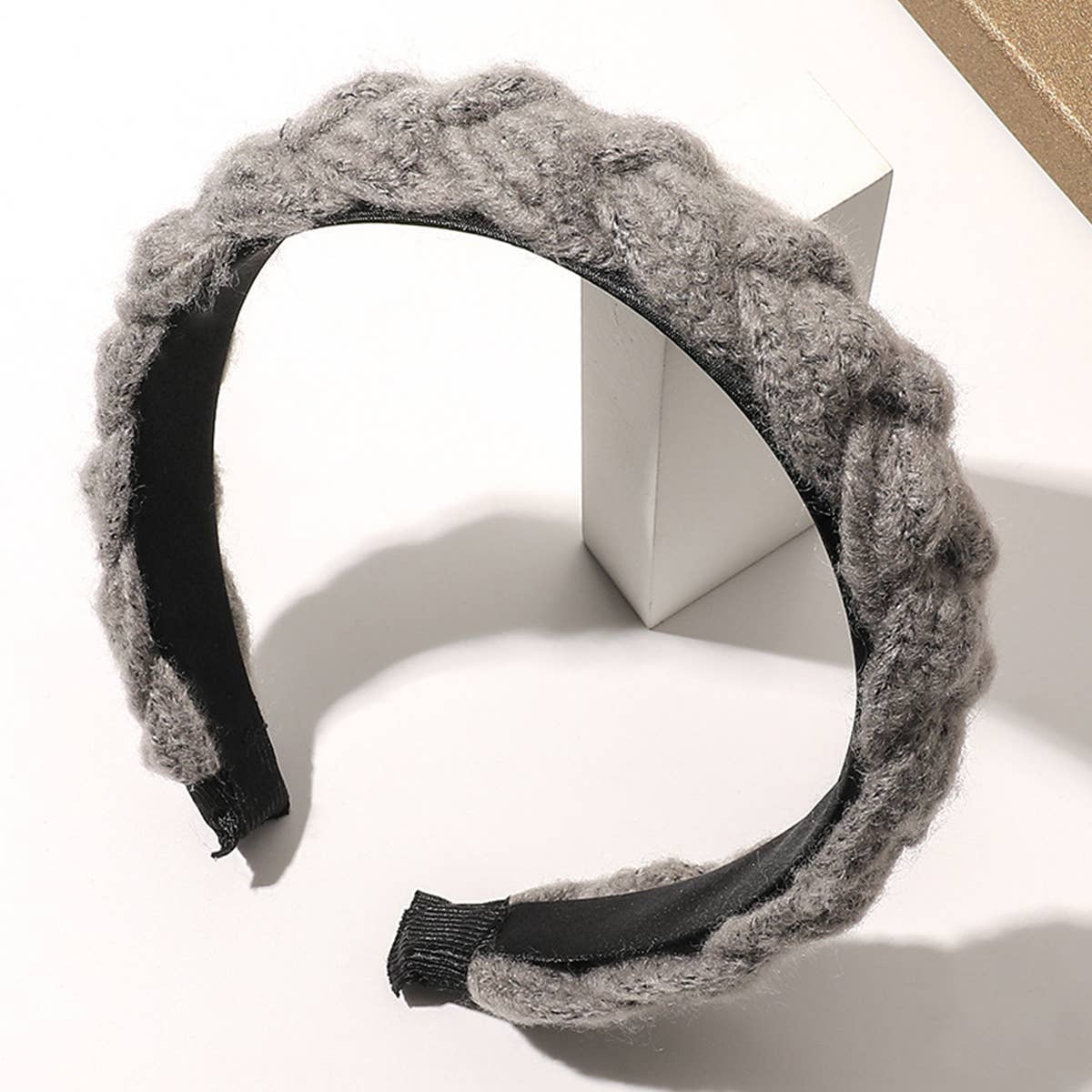 Wool Braided Wide Headband_Cwaha0238