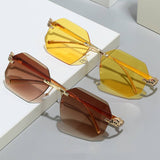 FRAMELESS POLYGONAL FASHION SUNGLASSES_CWASG0525