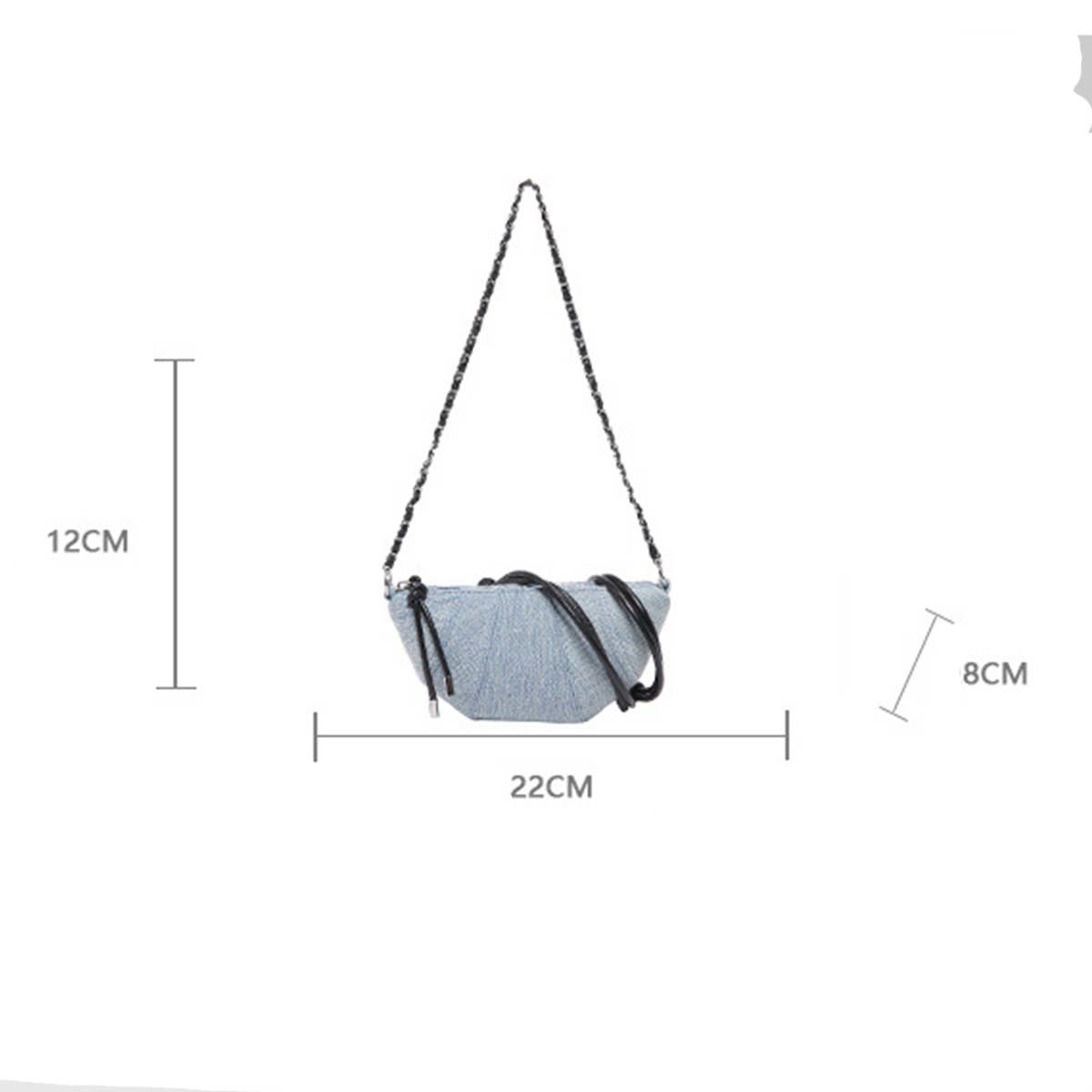 SMALL POPULAR CROSSBODY CROISSANT SHOULDER BAG_CWAB3293