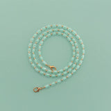 RAINBOW BEAD LONG BEADED CHAIN BAG STRAP_CWMM5114