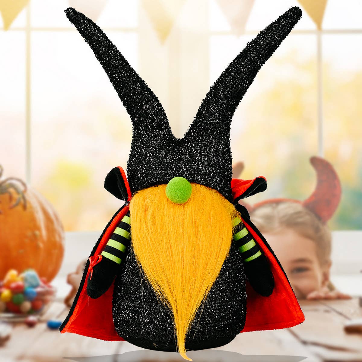 HALLOWEEN CAPE FACELESS DOLL ORNAMENTS_CWMM1775