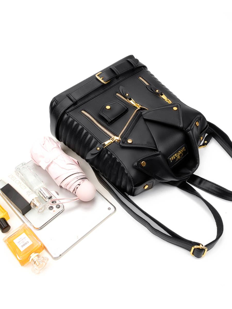 Rivet Trend Large-Capacity Travel Backpack