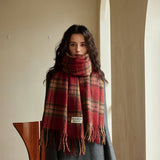 FAUX CASHMERE SCARF THICK SOFT REVERSIBLE WRAP_CWASC2373