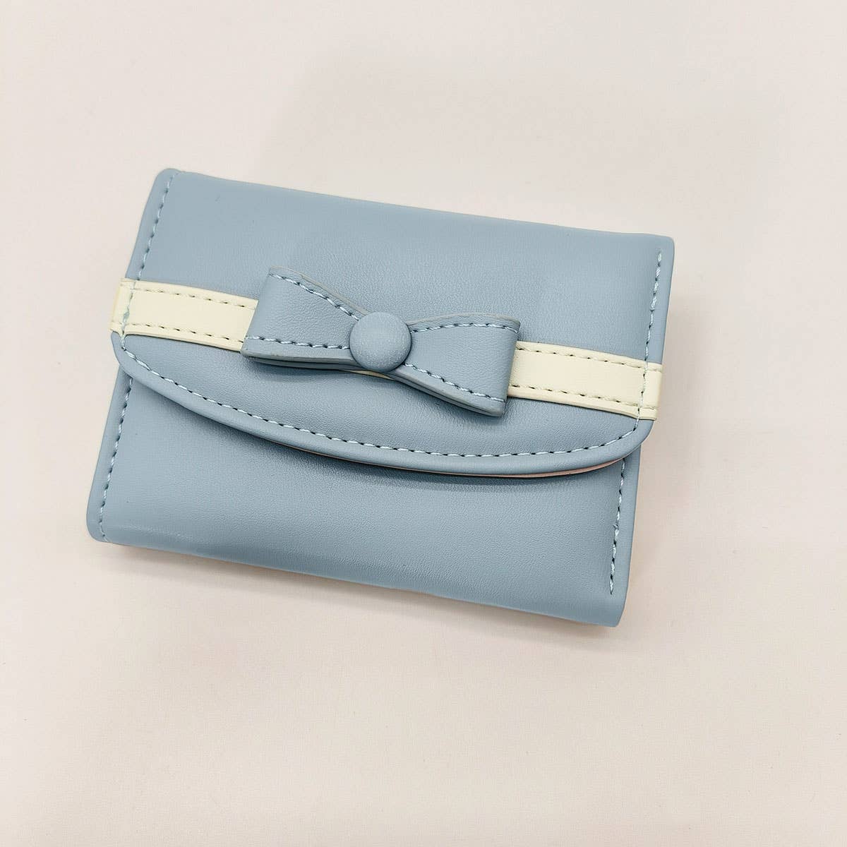Square Large Capacity Bow Decorative Wallet_Cwab1629