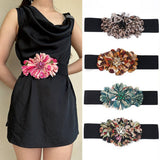 NEW FLORAL FABRIC WAIST BELT FOR DRESSES_CWMM6419