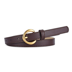 Alloy Buckle Belt Everything Simple Fashion Trend Belt_Cwabe0788
