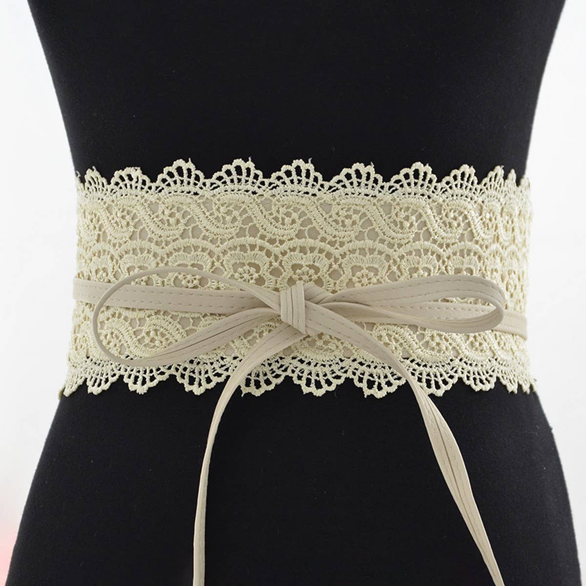 Elegant Lace Wide Waistband ? Fashion Accessory_Cwmm1009